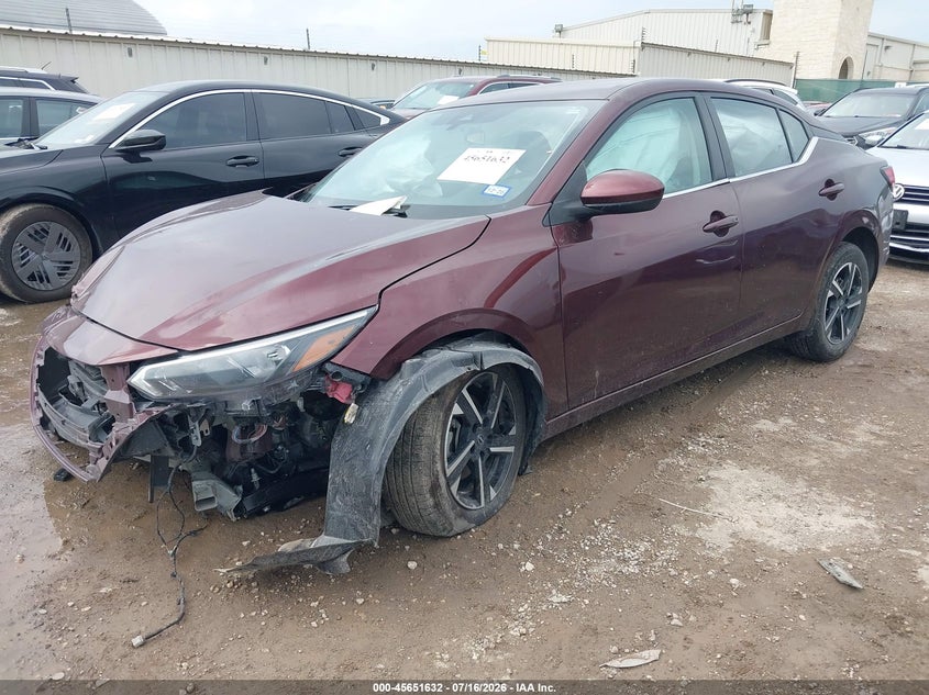 2024 Nissan Sentra, Front End, IAAI, VIN 3N1AB8CV3RY351950 — photo 2