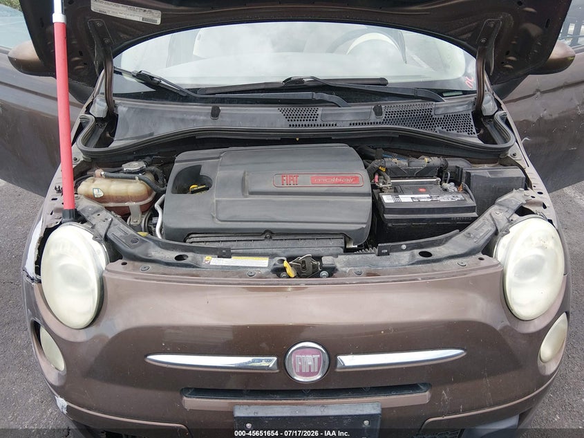 2012 Fiat 500C Pop VIN: 3C3CFFDR4CT186693 Lot: 45651654