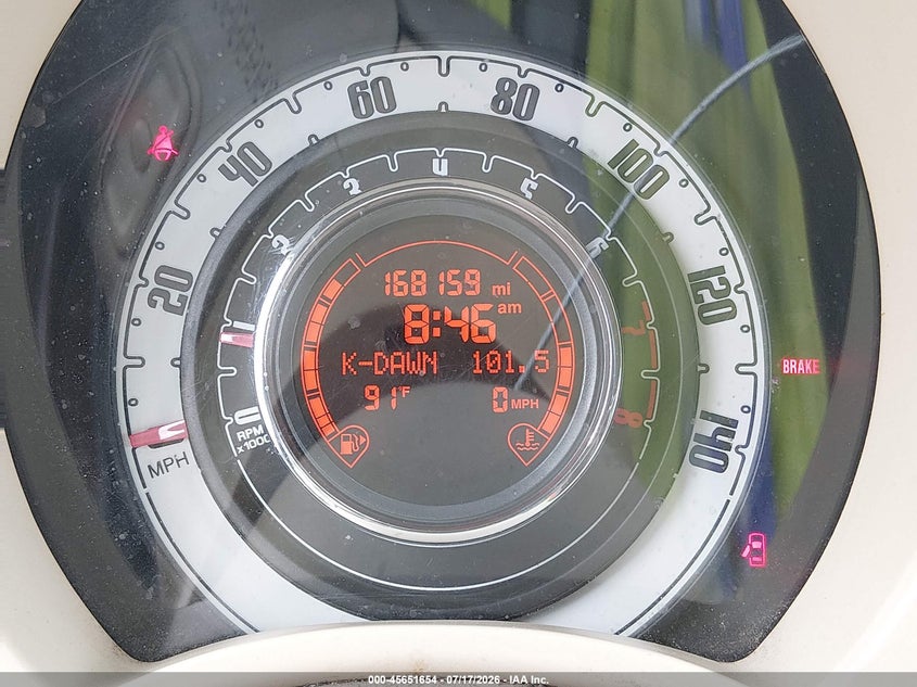 2012 Fiat 500C Pop VIN: 3C3CFFDR4CT186693 Lot: 45651654