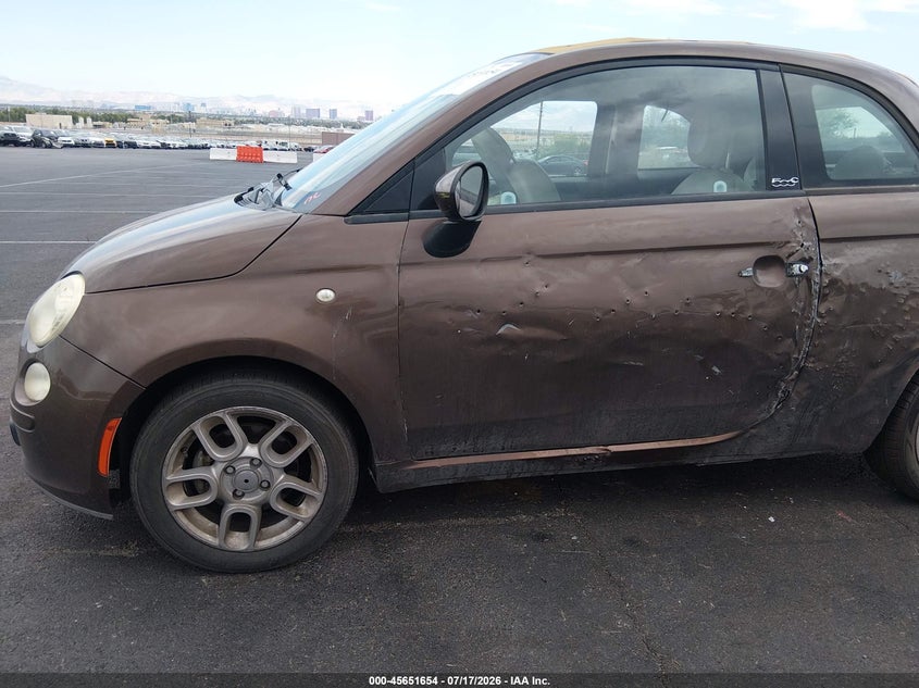 2012 Fiat 500C Pop VIN: 3C3CFFDR4CT186693 Lot: 45651654