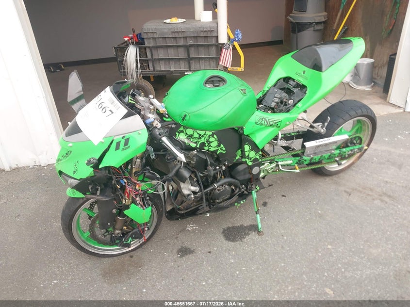 2006 KAWASAKI ZX1000 auction photo 2