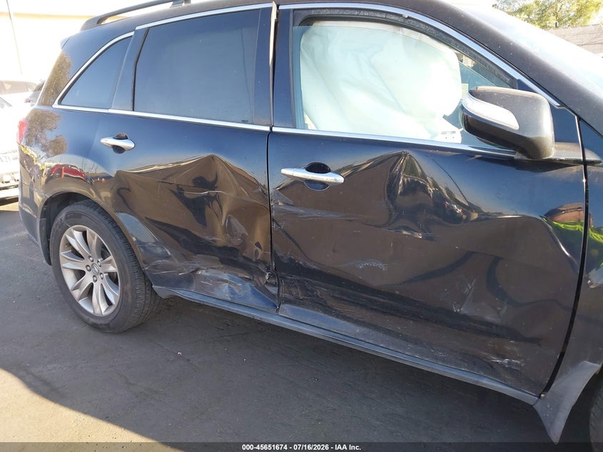 2011 Acura Mdx Advance Package VIN: 2HNYD2H71BH534945 Lot: 45651674