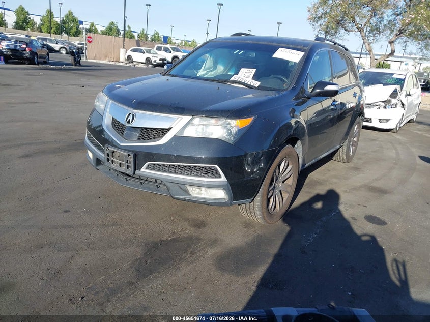 2011 Acura Mdx Advance Package VIN: 2HNYD2H71BH534945 Lot: 45651674