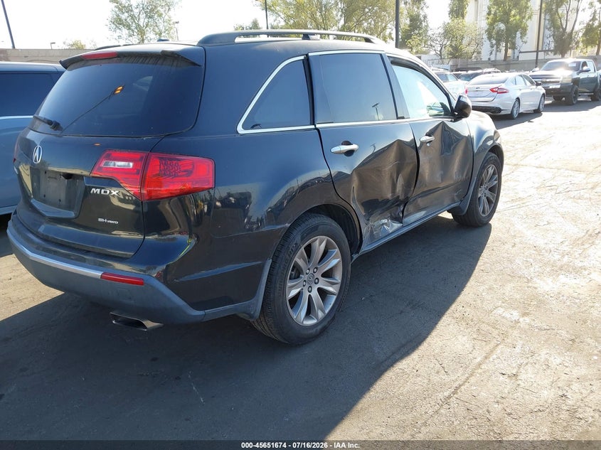 2011 Acura Mdx Advance Package VIN: 2HNYD2H71BH534945 Lot: 45651674