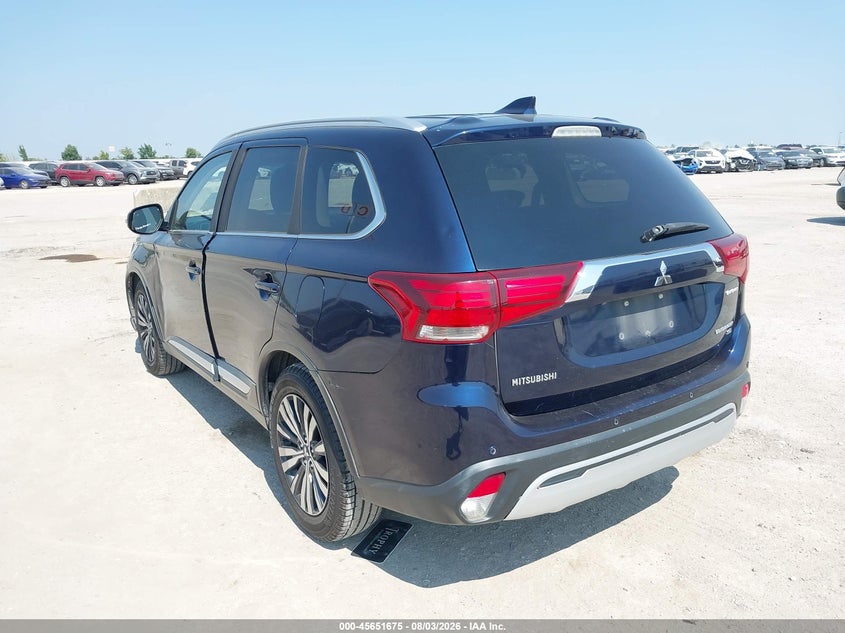 Vin: ja4ad3a37kz007569, lot: 46150230, mitsubishi outlander sel 20193