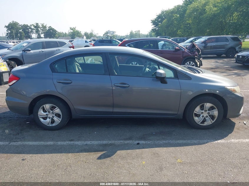 2013 HONDA CIVIC SEDAN 1.8L I-4 VVT, 140HP