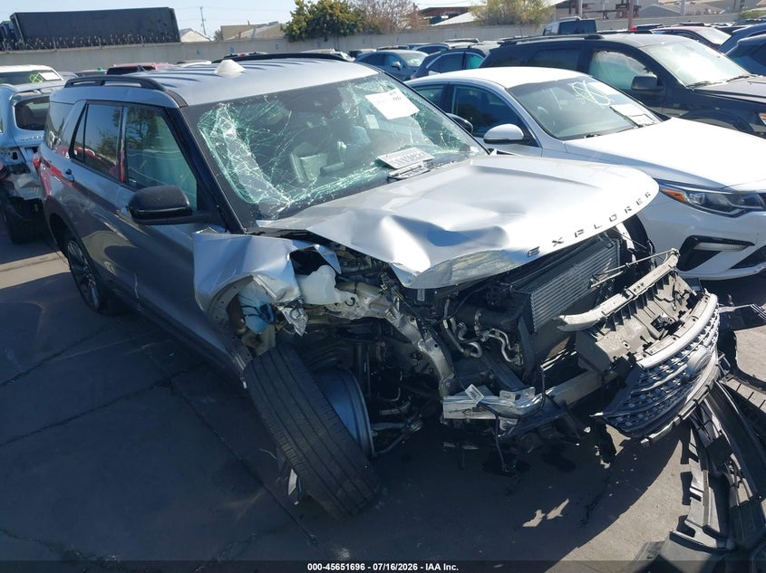 Vin: 1fmsk8dh0pga75750, lot: 46150251, ford explorer xlt 2023 img_1