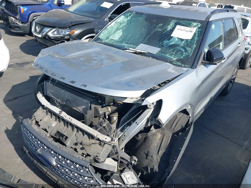 Vin: 1fmsk8dh0pga75750, lot: 46150251, ford explorer xlt 20232