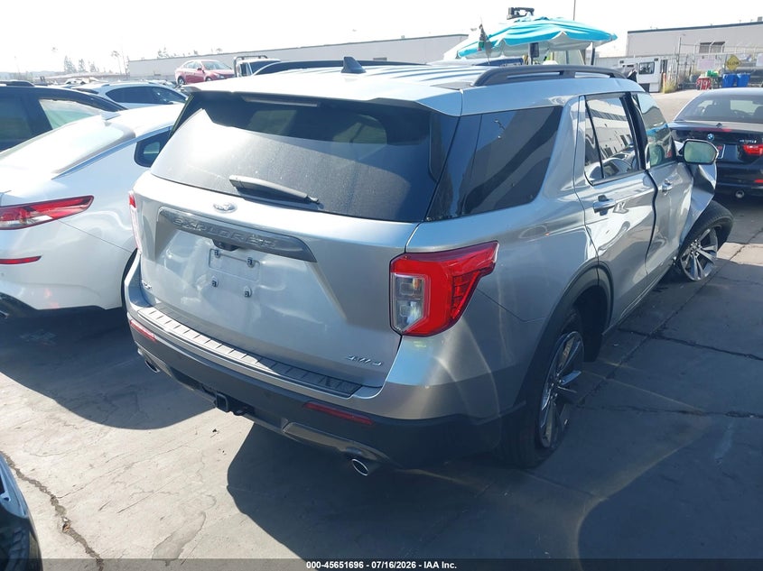 Vin: 1fmsk8dh0pga75750, lot: 46150251, ford explorer xlt 20234