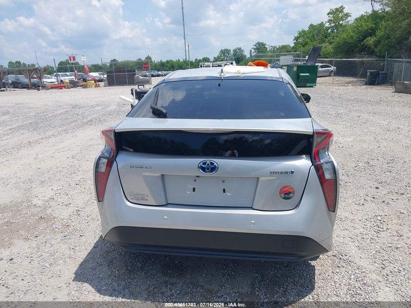 2018 Toyota Prius VIN: JTDKBRFU6J3604802 Lot: 45651703