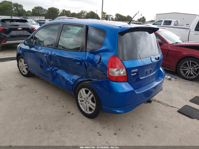 2008 Honda Fit Sport VIN: JHMGD38628S011495 Lot: 45651708