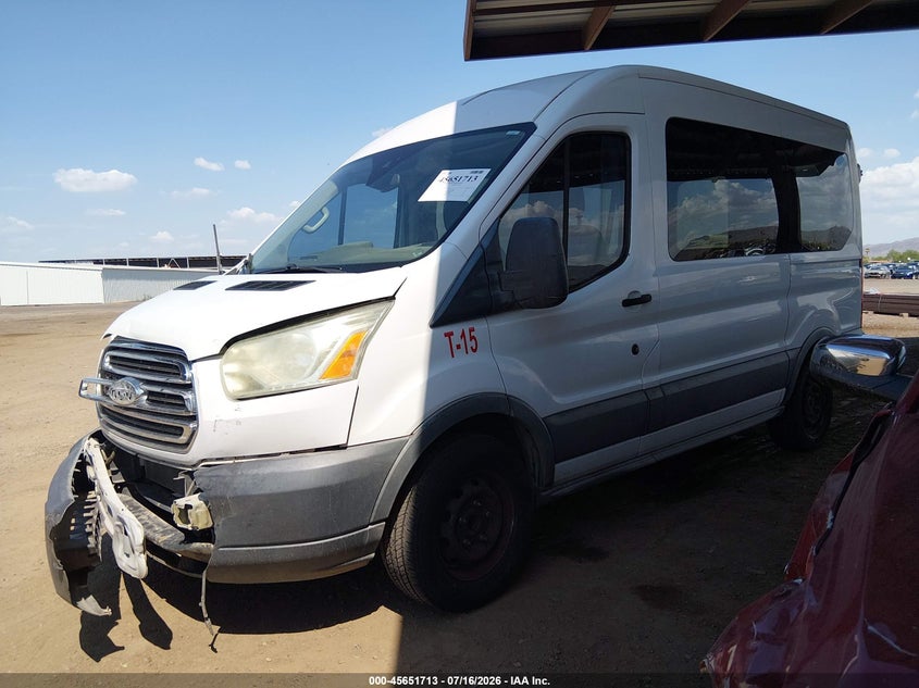 Vin: 1fmzk1cmxfka79191, lot: 46150268, ford transit-150 xlt 20152