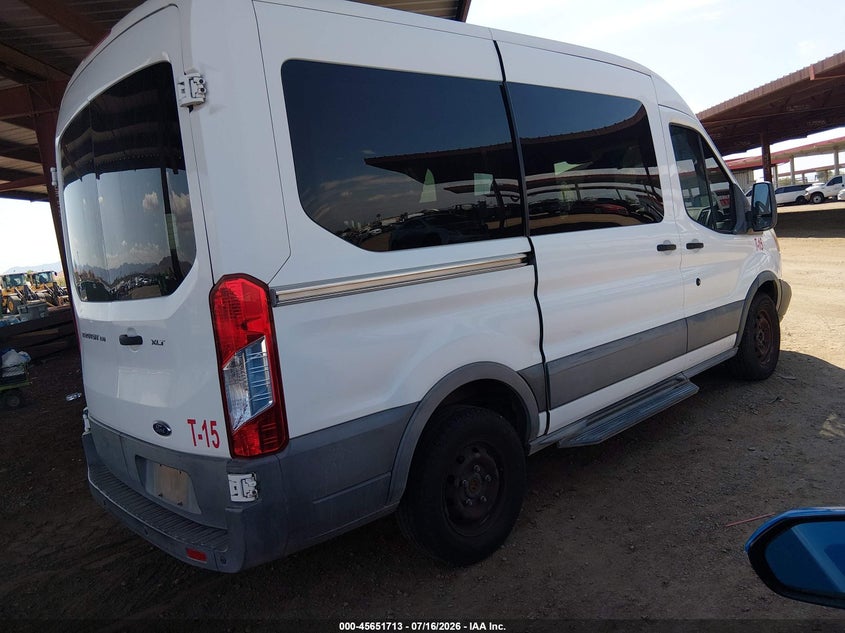 Vin: 1fmzk1cmxfka79191, lot: 46150268, ford transit-150 xlt 20154