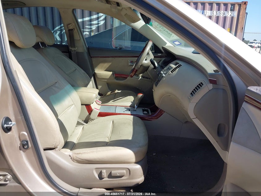2008 HYUNDAI AZERA auction photo 5