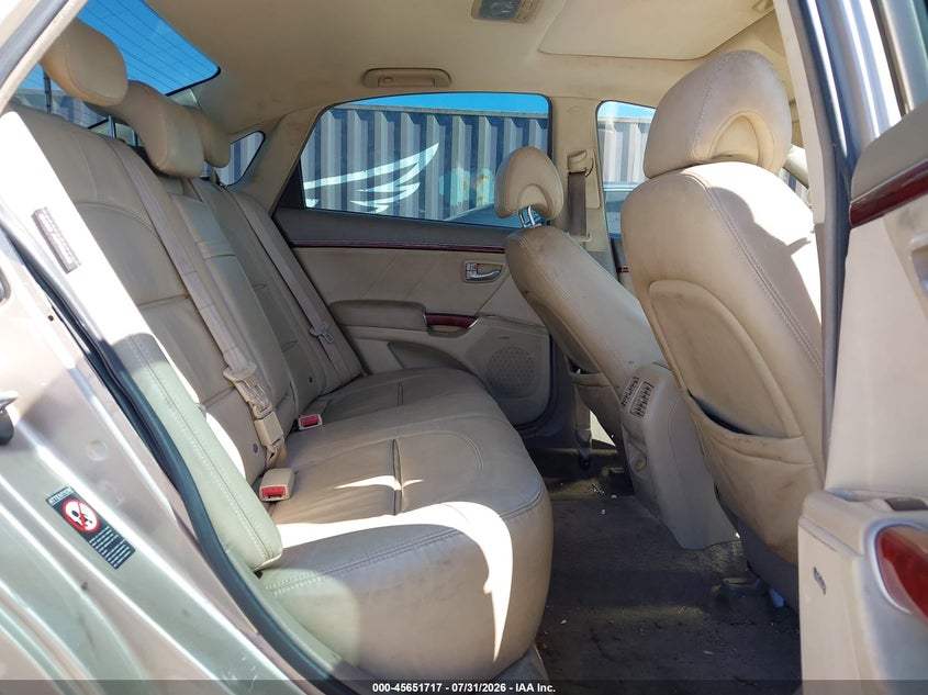 2008 HYUNDAI AZERA auction photo 8