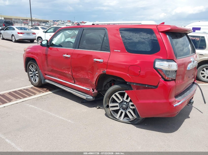 Vin: jtebu5jr9e5161959, lot: 46150284, toyota 4runner limited 20143