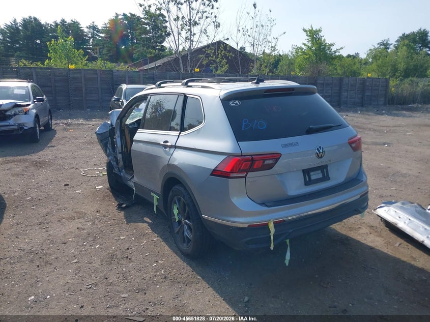 2022 Volkswagen Tiguan 2.0T Se VIN: 3VV2B7AX3NM168681 Lot: 45651828