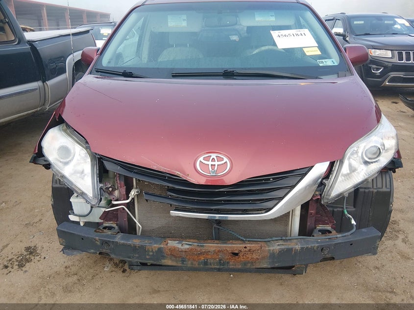2013 Toyota Sienna Le 7 Passenger VIN: 5TDJK3DC5DS055941 Lot: 45651841
