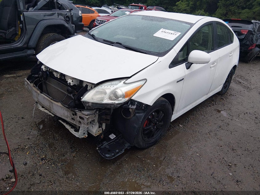 Vin: jtdkn3du1e0378280, lot: 46150408, toyota prius 20142