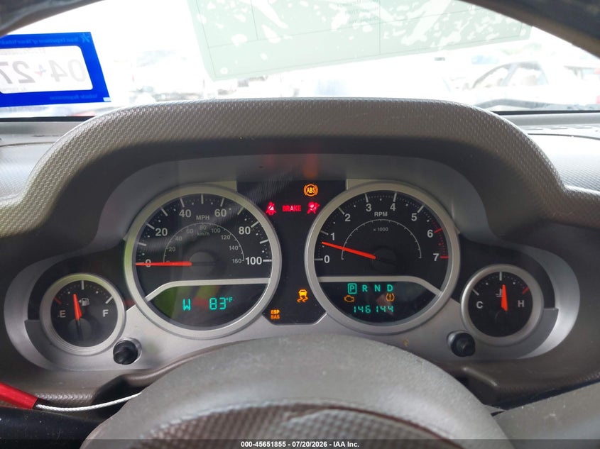 2010 Jeep Wrangler Unlimited Sport VIN: 1J4BA3H14AL132760 Lot: 45651855