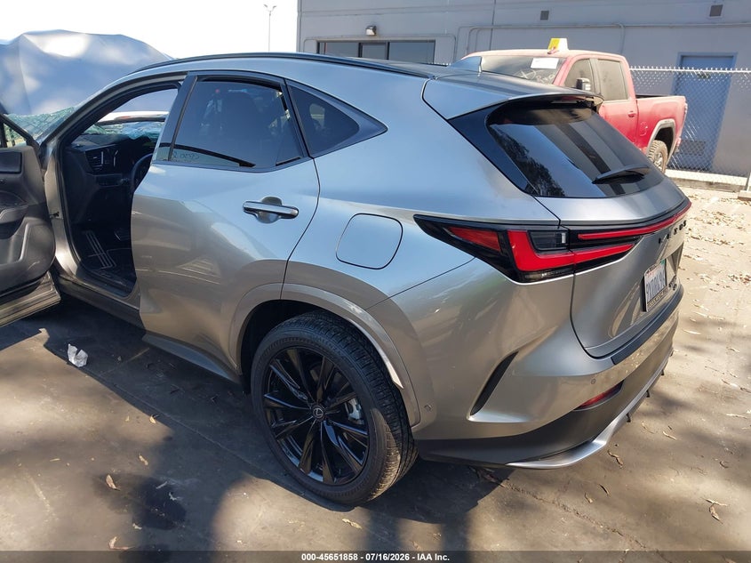 Vin: jtjkkcfz0t2077340, lot: 46150414, lexus nx 450h+ f sport handling 20263