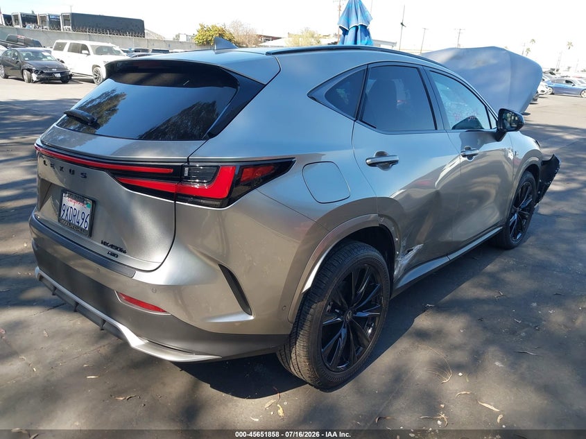 Vin: jtjkkcfz0t2077340, lot: 46150414, lexus nx 450h+ f sport handling 20264