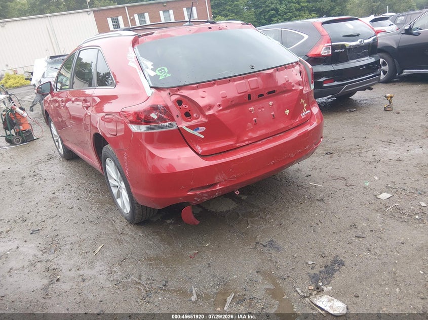 Vin: 4t3ba3bbxfu075783, lot: 46150475, toyota venza le 20153