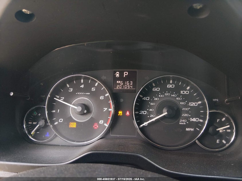 2011 SUBARU OUTBACK auction photo 7