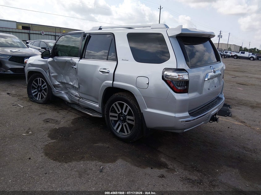 Vin: jtebu5jr1j5510560, lot: 46150503, toyota 4runner limited 20183