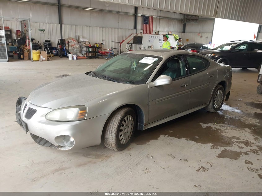 2008 Pontiac Grand Prix VIN: 2G2WP552681102341 Lot: 45651971