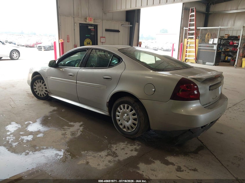 2008 Pontiac Grand Prix VIN: 2G2WP552681102341 Lot: 45651971