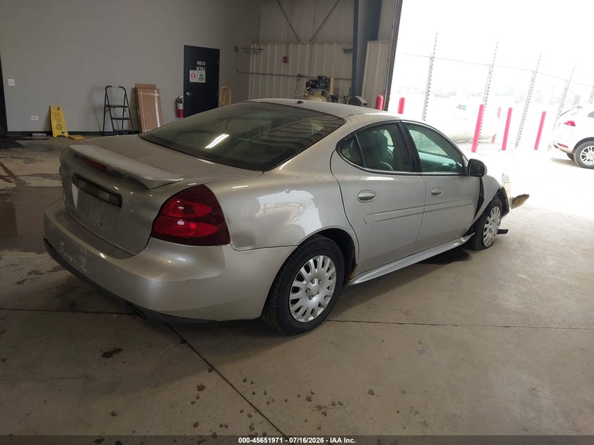 2008 Pontiac Grand Prix VIN: 2G2WP552681102341 Lot: 45651971