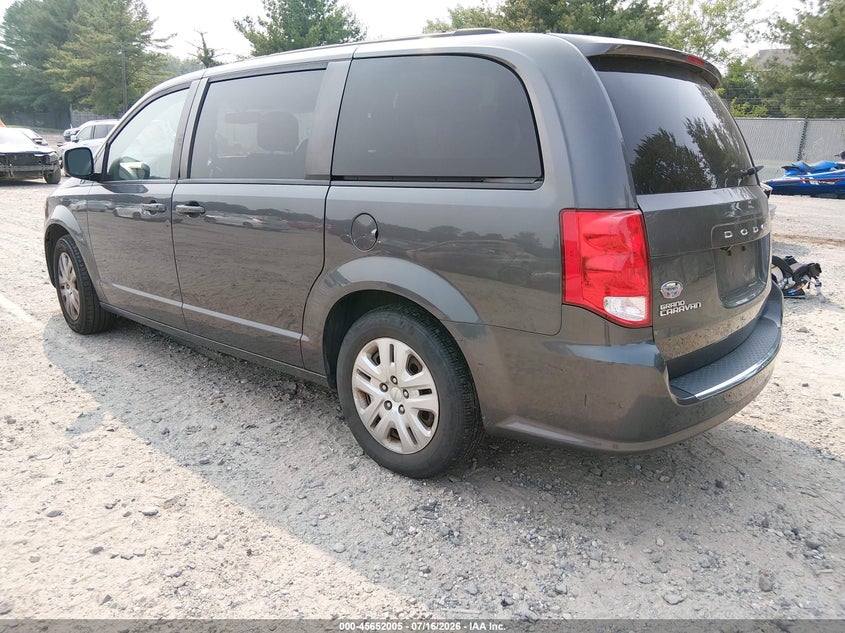 Vin: 2c4rdgbg8jr162884, lot: 46150559, dodge grand caravan se 20183