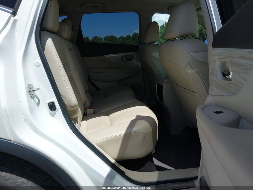 2018 Nissan Murano Sl VIN: 5N1AZ2MG0JN166127 Lot: 45652031