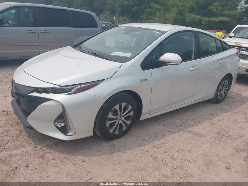 2021 Toyota Prius, Град, IAAI, VIN JTDKAMFP5M3176967 — фото 2