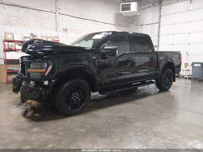 2024 Ford F-150 Xlt, Front End, IAAI, VIN 1FTFW3LD1RFA11804 — photo 2