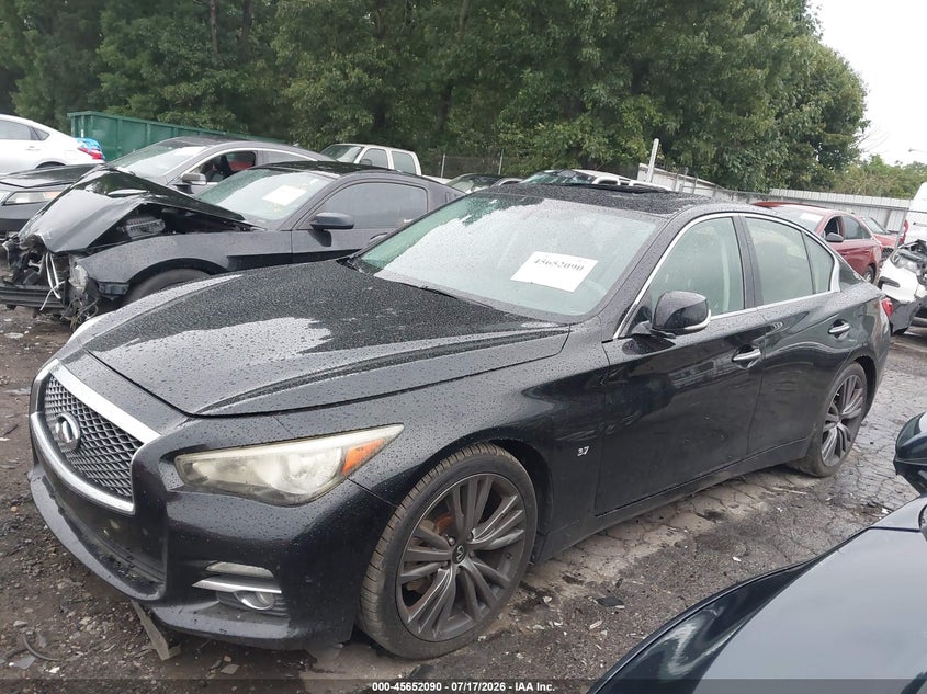 2014 Infiniti Q50 Premium VIN: JN1BV7APXEM683844 Lot: 45652090