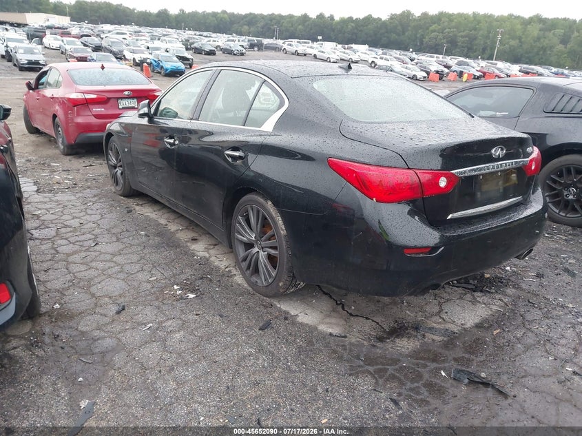 2014 Infiniti Q50 Premium VIN: JN1BV7APXEM683844 Lot: 45652090
