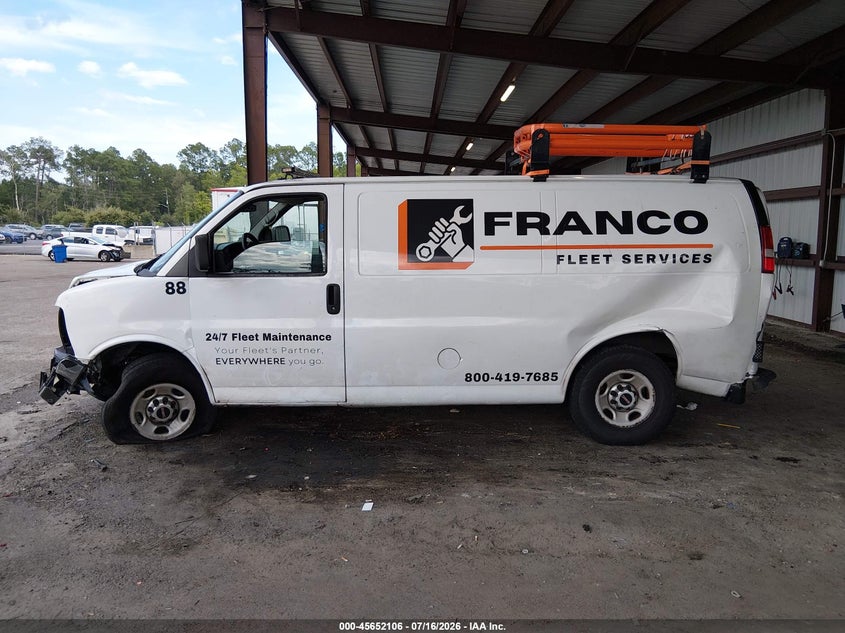 2013 GMC Savana Work Van VIN: 1GTW7FCA0D1136836 Lot: 45652106
