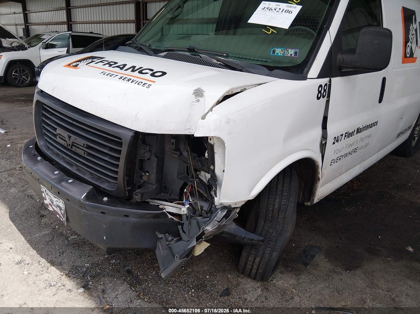 2013 GMC Savana Work Van VIN: 1GTW7FCA0D1136836 Lot: 45652106