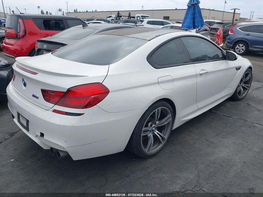 Vin: wbslx9c50dc968763, lot: 46150683, bmw m6 20134