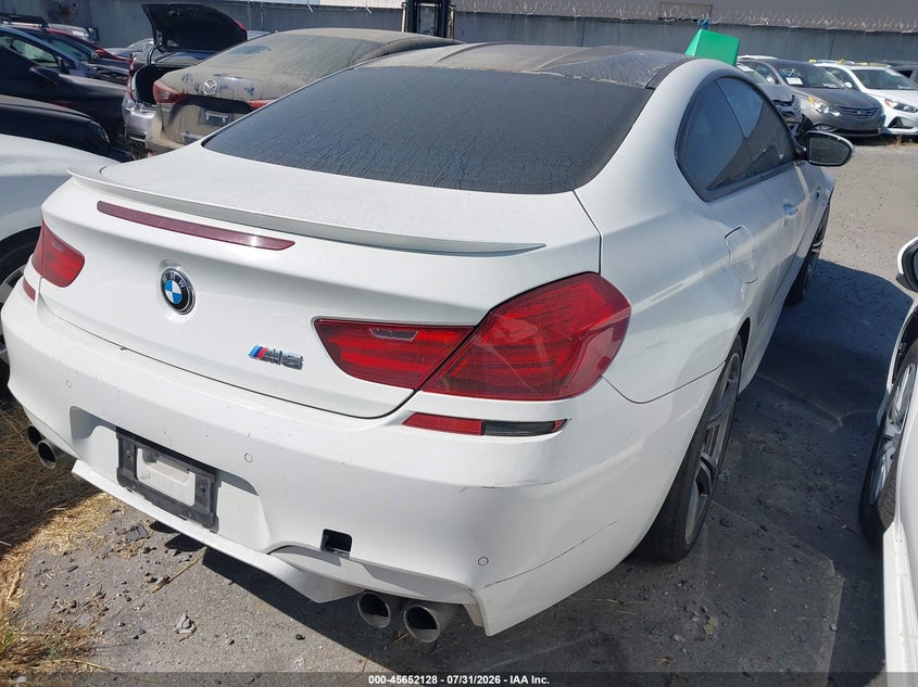 Vin: wbslx9c50dc968763, lot: 46150683, bmw m6 20134