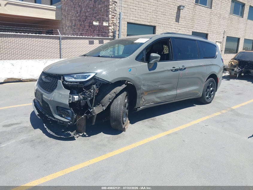 Vin: 2c4rc1s73mr536516, lot: 46150686, chrysler pacifica hybrid limited 20212