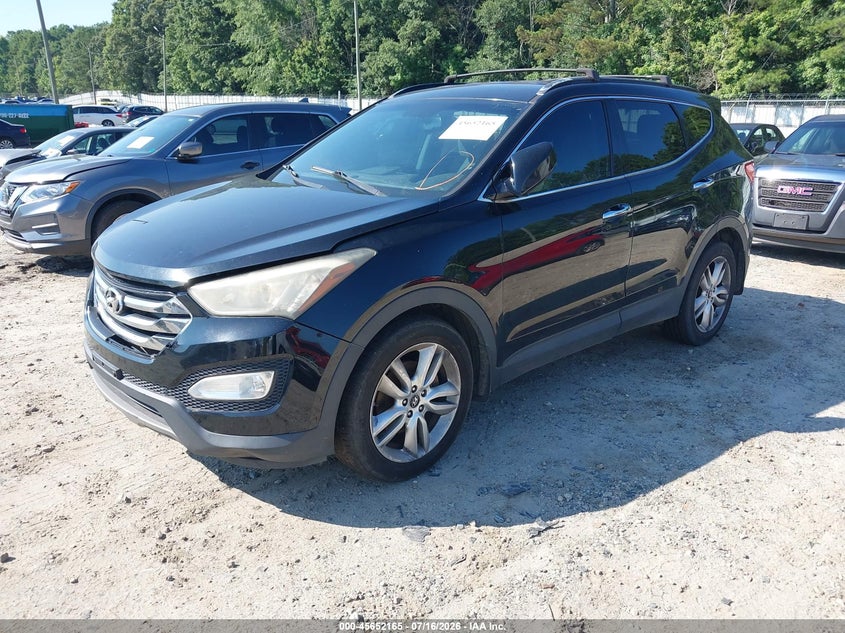 2013 Hyundai Santa Fe Sport 2.0T, Front End, IAAI, VIN 5XYZUDLA7DG075754 — photo 2