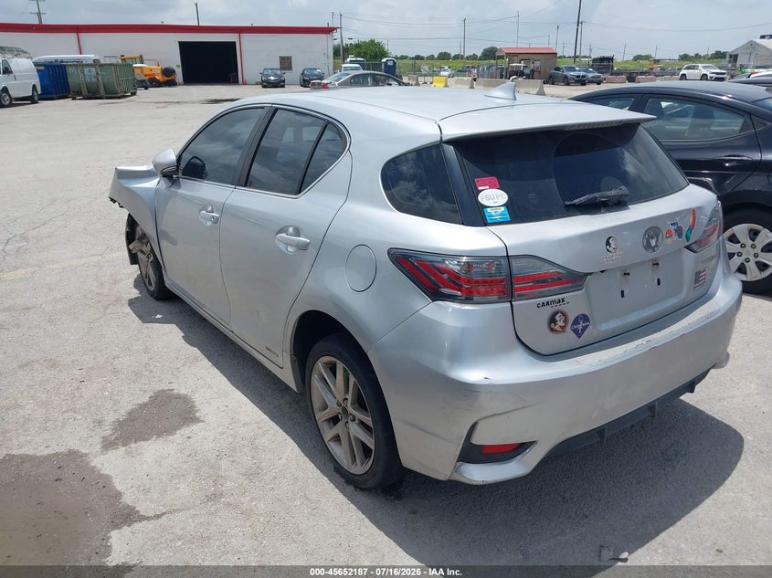 2015 Lexus Ct 200H VIN: JTHKD5BHXF2245459 Lot: 45652187