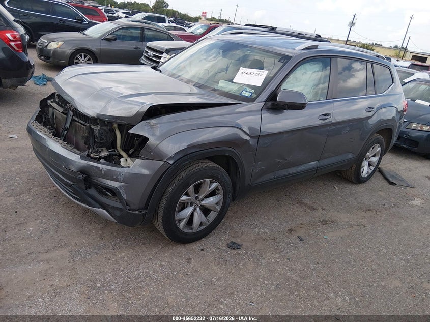 2018 Volkswagen Atlas, Удар спереду, IAAI, VIN 1V2CP2CA6JC593094 — фото 2