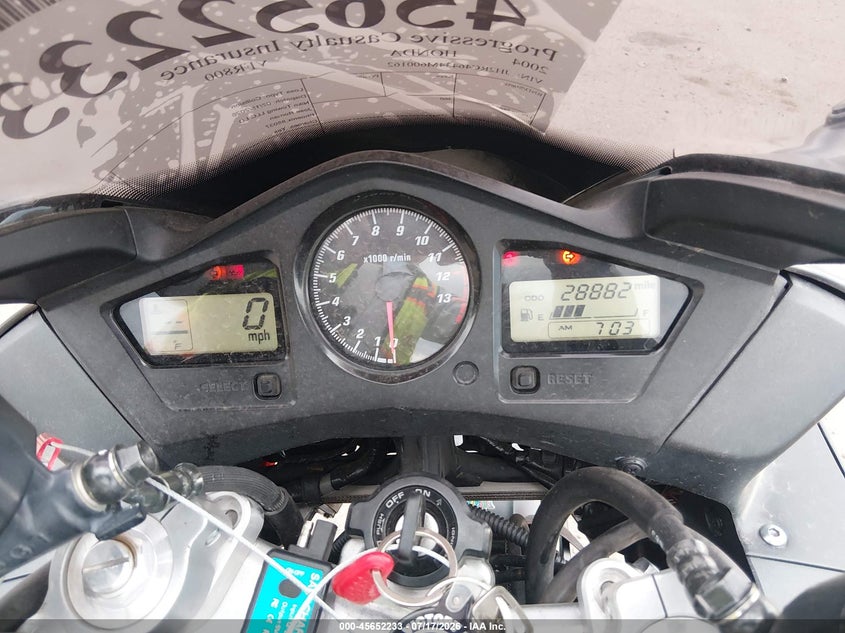 2004 Honda Vfr800 A VIN: JH2RC46434M600162 Lot: 45652233
