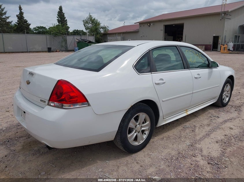 Vin: 2g1wf5e34c1147125, lot: 46150800, chevrolet impala ls 20124