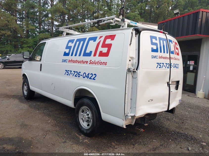 Vin: 1gcwgafp6s1185698, lot: 46150811, chevrolet express cargo rwd 2500 regular wheelbase wt 20253