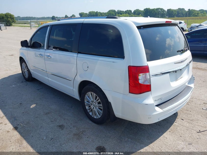 Vin: 2c4rc1gg4er467233, lot: 46150825, chrysler town & country limited 20143